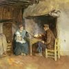 Peasant Family At Lunch paint by number