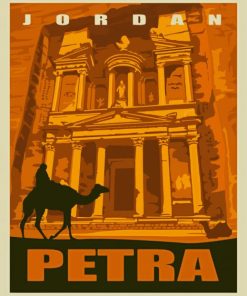 Petra Jordan Poster paint by number