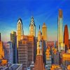 Philadelphia City Buildings paint by numbers