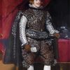 Philip IV In Brown And Silver By Velazquez paint by number