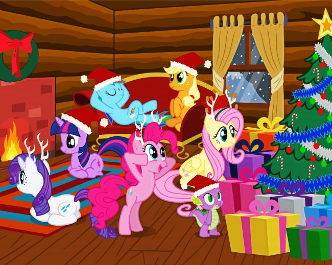 Pinkie Pie With Friends paint by numbers