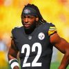Pittsburgh Steelers player Najee Harris paint by number