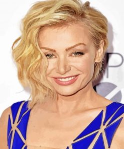 Portia De Rossi Actress paint by numbers