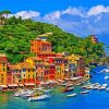 Portofino Harbour paint by numbers