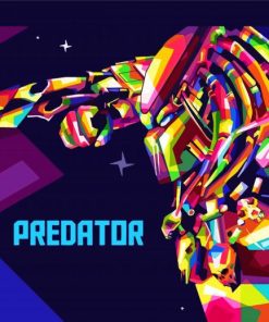 Predator Pop Art paint by numbers