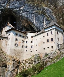 Predjama Castle Slovenia Building paint by numbers