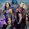 Psylocke And X Men Apocalypse paint by numbers