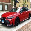 Red Toyota Avalon paint by number