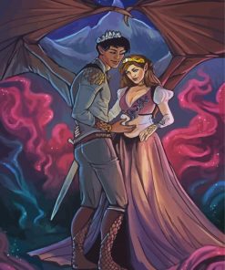 Rhysand And Feyre paint by number