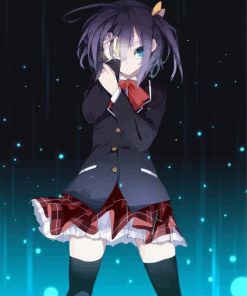 Rikka Anime Character paint by numbers