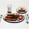Roast Beef Dinner By Thiebaud paint by number