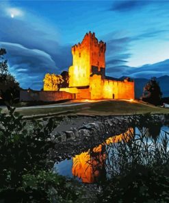 Ross Castle Killarney Ireland paint by number