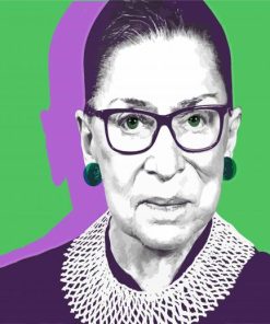 The American Lawyer Ruth Bader Ginsburg paint by numbers