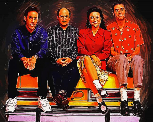 Seinfeld TV Serie paint by number