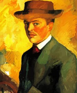 Self Portrait With Hat paint by number