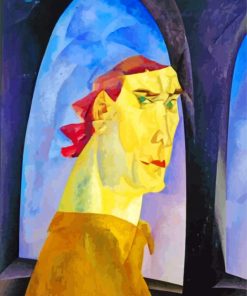 Self Portrait Lyonel Feininger paint by number