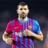 Sergio Agüero Football Player Sport paint by numbers
