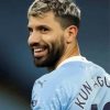 Sergio Agüero Smiling paint by numbers