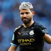 Sergio Agüero Manchester City paint by numbers