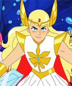 She Ra And The Princesses Of Power Anime paint by numbers
