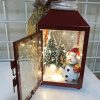 Snowy Christmas Lantern paint by numbers