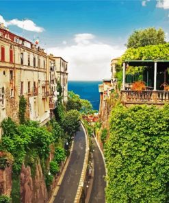 Sorrento Town paint by number