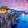 Sorrento Town Italy paint by number