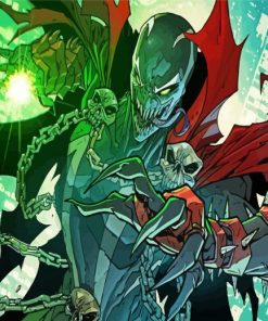 Spawn Anime Character paint by numbers