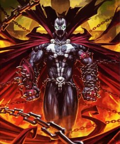 Spawn Comic Books Character paint by numbers
