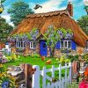 Spring Cottage paint by number