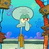 Squidward Animation paint by numbers