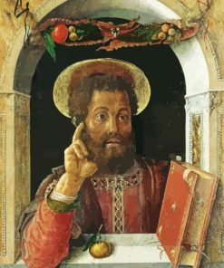 St Mark Andrea Mantegna paint by numbers