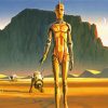 Star Wars C3po Robot paint by number
