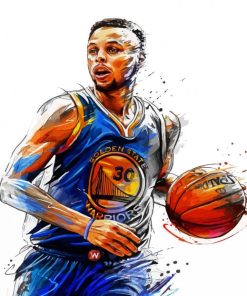 Stephen Curry Art paint by number