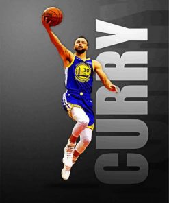 Stephen Curry paint by number