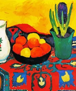 Still Life Hyacinths Carpet paint by numbers