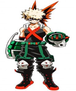 Strong-Bakugo paint by number