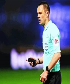 Stuart Attwell Referee paint by number