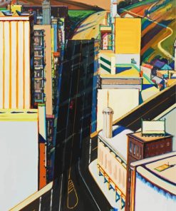 Sunset Streets By Thiebaud paint by number