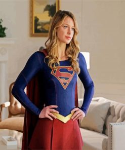 Supergirl paint by number
