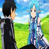 Sword Art Online anime Game paint by numbers