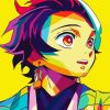 Tanjirou Pop Art paint by number