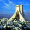 Tehran Azadi Tower paint by number