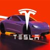 Tesla Car paint by number