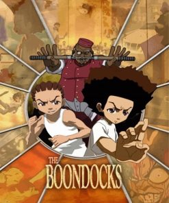 The Boondocks CABracters Poster paint by number