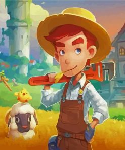 The Game My Time At Portia paint by numbers