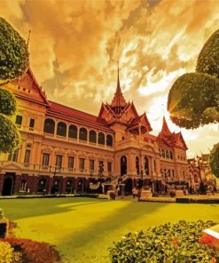 The Grand Palace Thailand paint by number