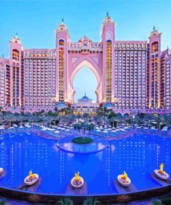 The Palm Atlantis paint by number