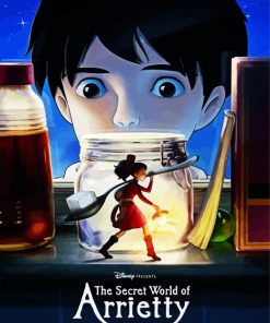 The Secret World Of Arrietty Animation paint by number