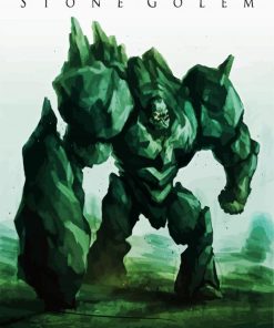 The Stone Golem paint by number